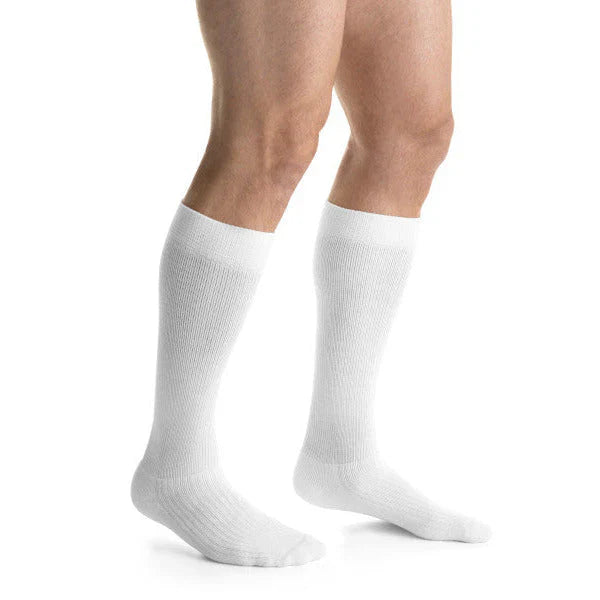 Bsn Medical Jobst Activewear Socks Stocking Compression Kn 20-30Closed Cool Wht Lg 1/Pr -7515700