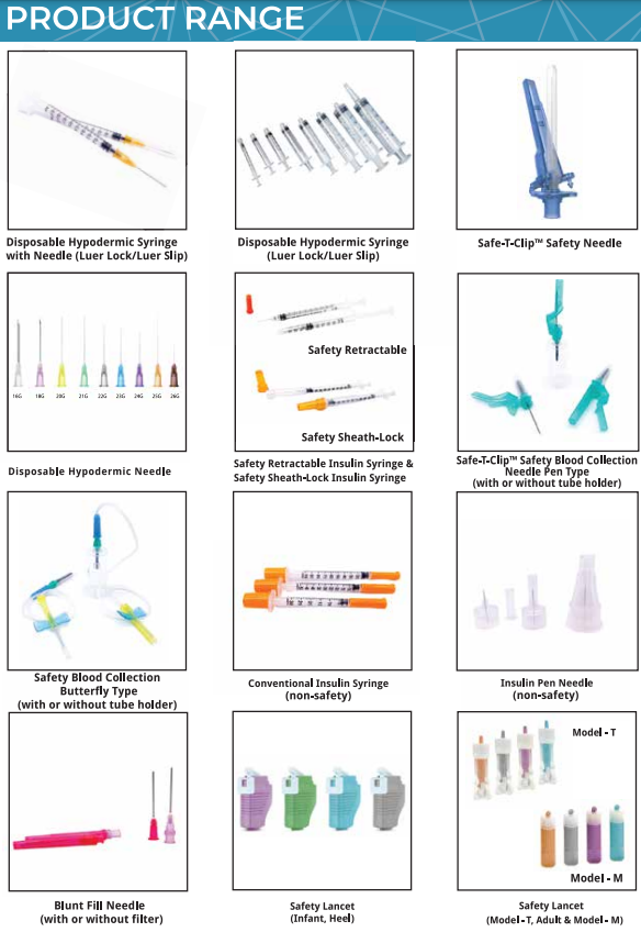Metier Medical Standard Syringe - Luer Lock Hypodermic Standard Syringe, Disposable, 3 Ml, 2700/Cs -SSLL 03