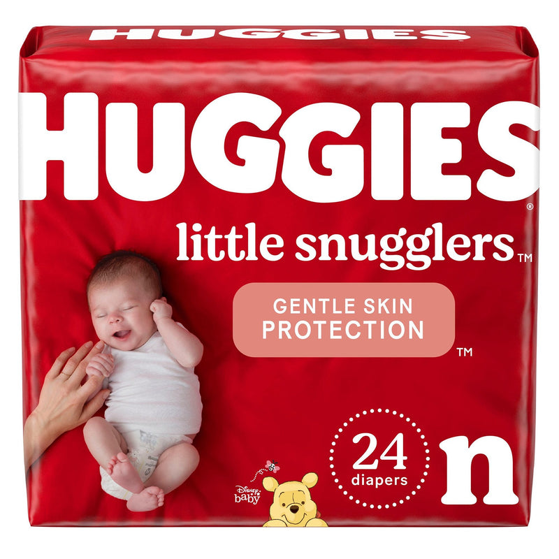 Huggies Little Snugglers Diaper, Newborn 288/CASE -52238