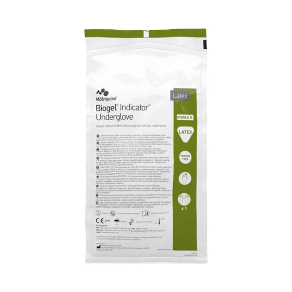 Biogel Indicator™ Latex Surgical Underglove, Size 8.5, Green 50/BOX -31285