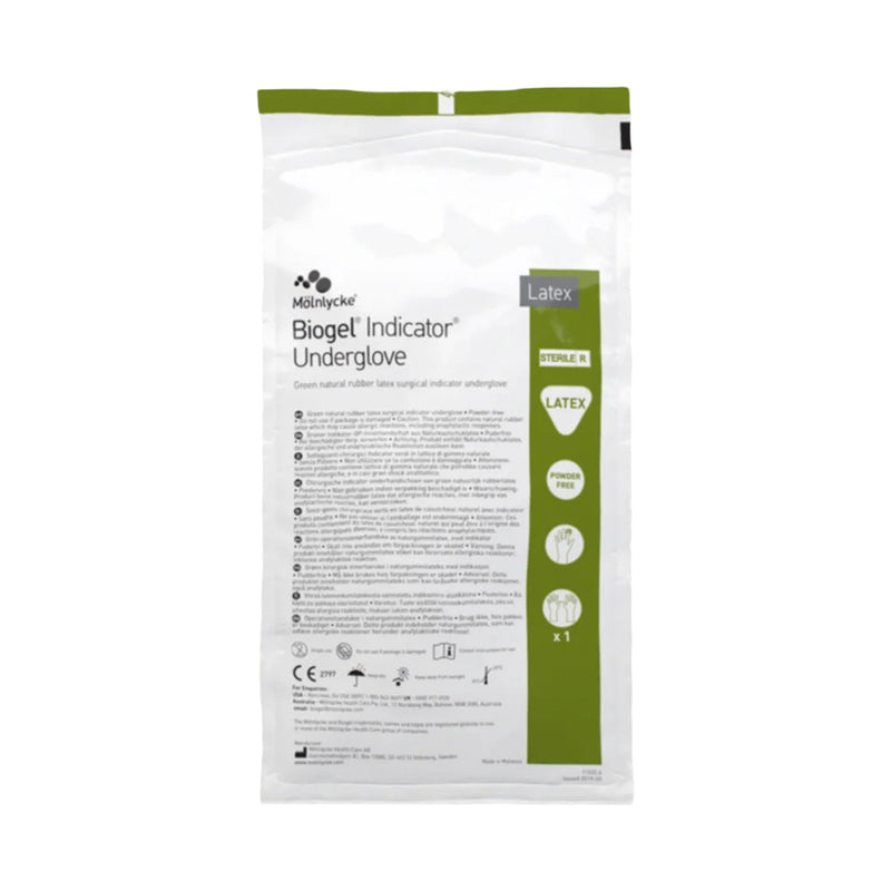 Biogel Indicator™ Latex Surgical Underglove, Size 8.5, Green 50/BOX -31285