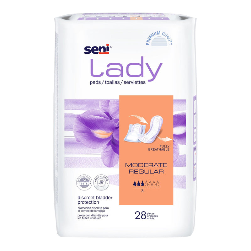 Seni Lady Moderate Pads, Regular 28/PACK -S-3P28-PS1