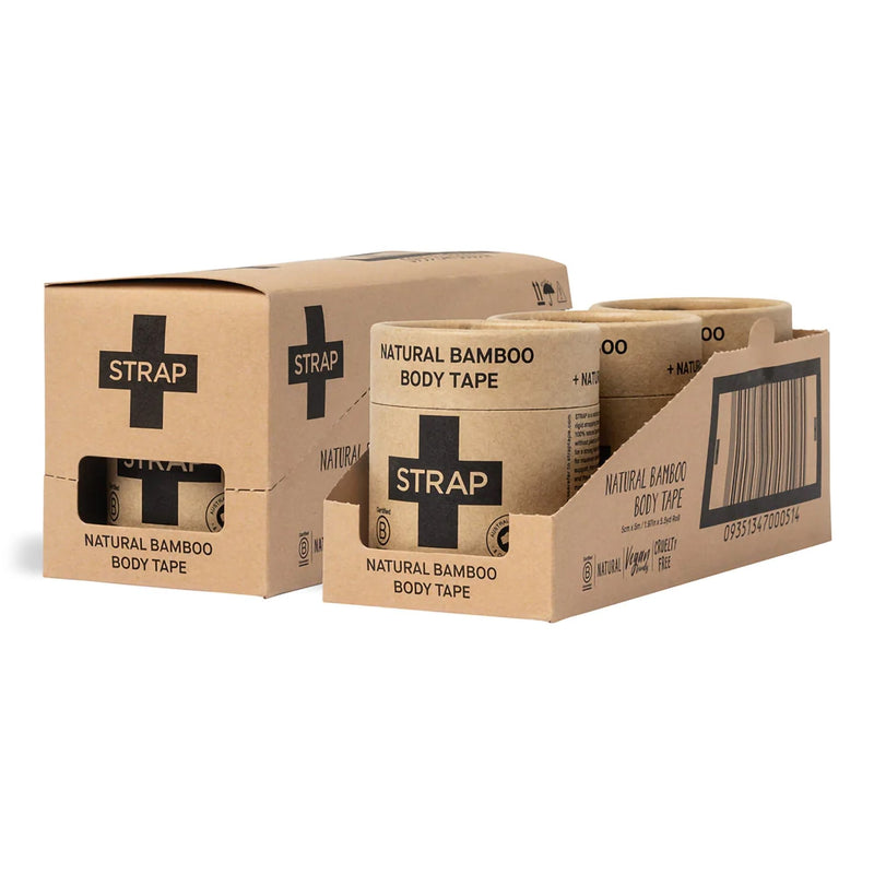 Strap™ Athletic Tape, 1.97 Inch x 5-1/2 Yard, Tan 24/CASE -STRNACT