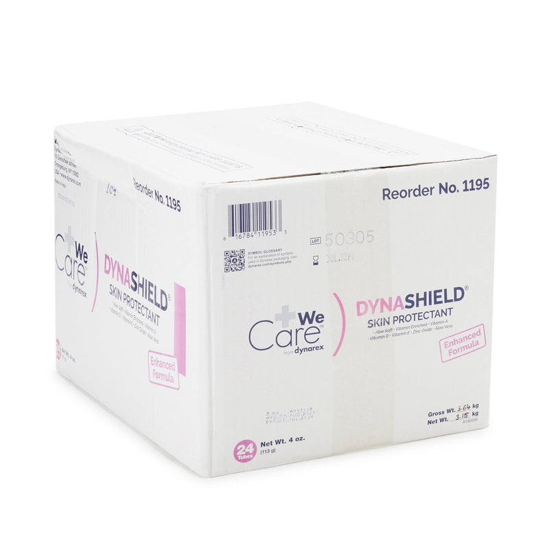 DynaShield w/ Dimethicone Skin Protectant Barrier Cream, 4 oz. Tube 24/CASE -1195