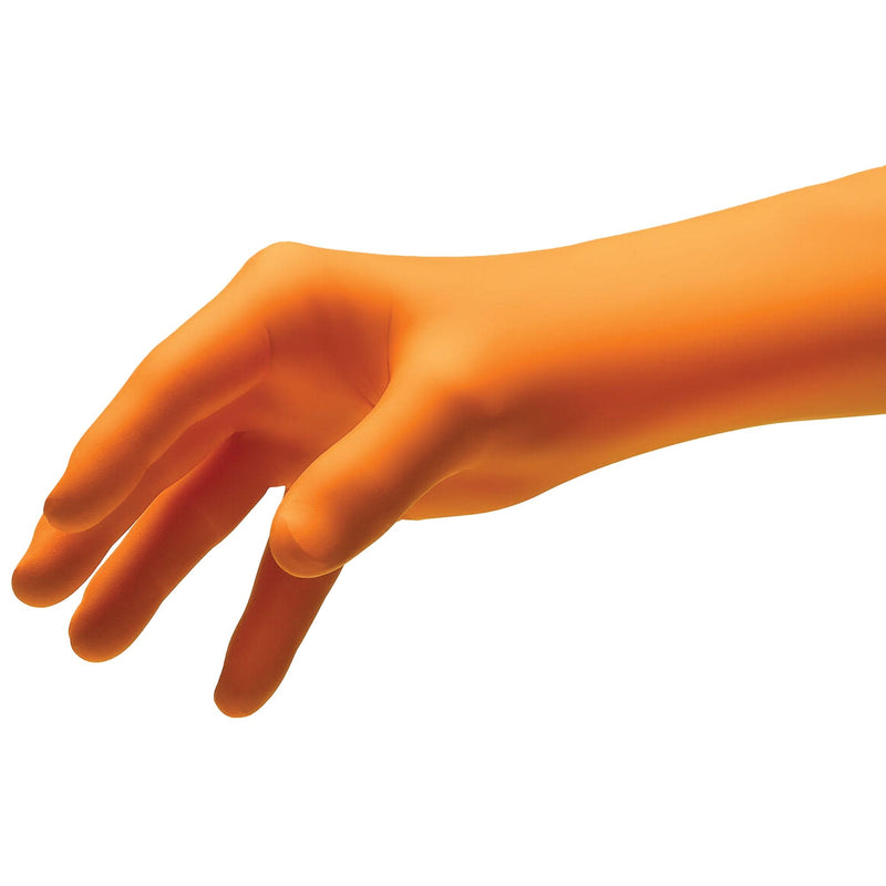 NitriDerm® Ultra Orange™ Nitrile Exam Glove, Large, Orange