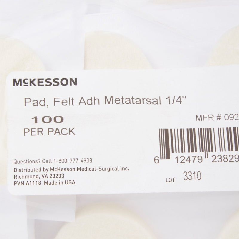 McKesson Protective Pad for Feet 100/PACK -9217