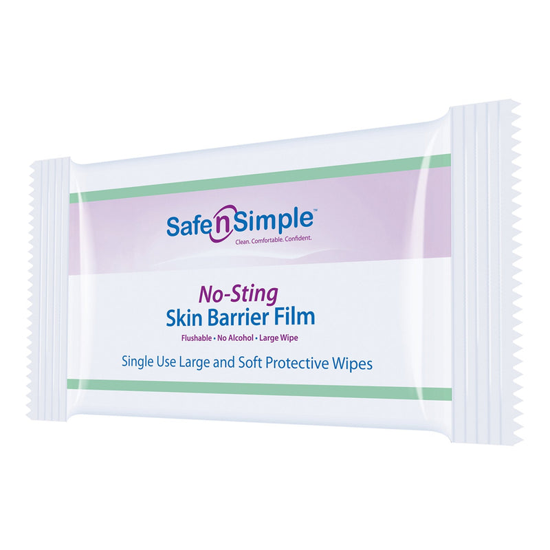 Safe N Simple No-Sting Skin Barrier Wipe 600/CASE -SNS00807