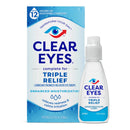 Clear Eyes Triple Action Lubricant Redness Reliever Eye Drops, Sold As 1/Each Prestige 67811225433