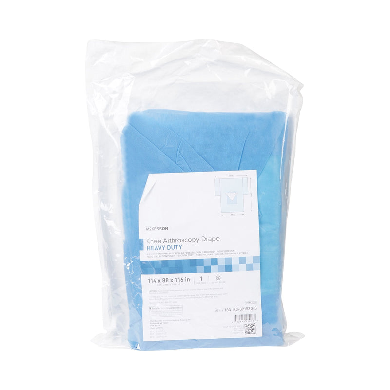McKesson Sterile Heavy-Duty Knee Arthroscopy Drape, 114 x 88 x 116 Inch 1/PACK -183-I80-09153G-S
