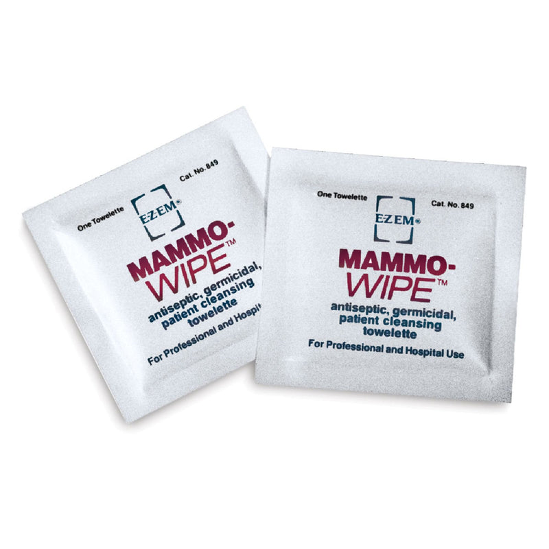 EZ EM Mammography Wipe 50/BOX -600103