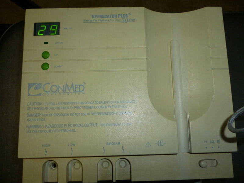 OPERATORS MANUAL FOR HYFRECATOR 7-797, SOLD AS EACH CONMED 29