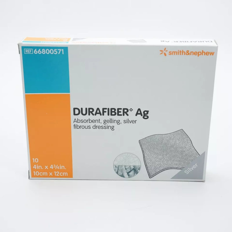 DURAFIBER AG DRESSING, 10CM X 12CM, 10/BX, 12 BX/CS, SOLD AS CASE SMITH 317