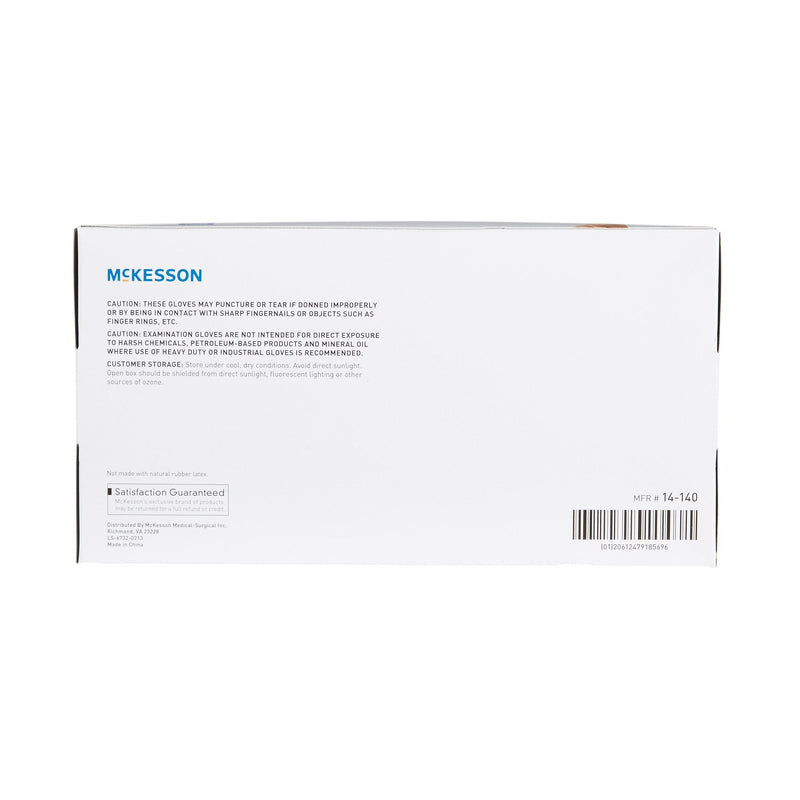 McKesson Vinyl Exam Glove, Extra Large, Clear 1300/CASE -14-140