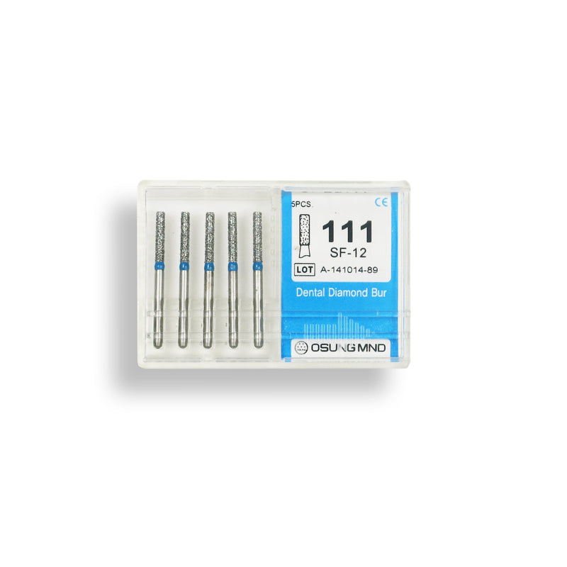 Cylindrical 1.4 mm Dia. Medium Grit Diamond Bur 5 per pack. 107.14M3