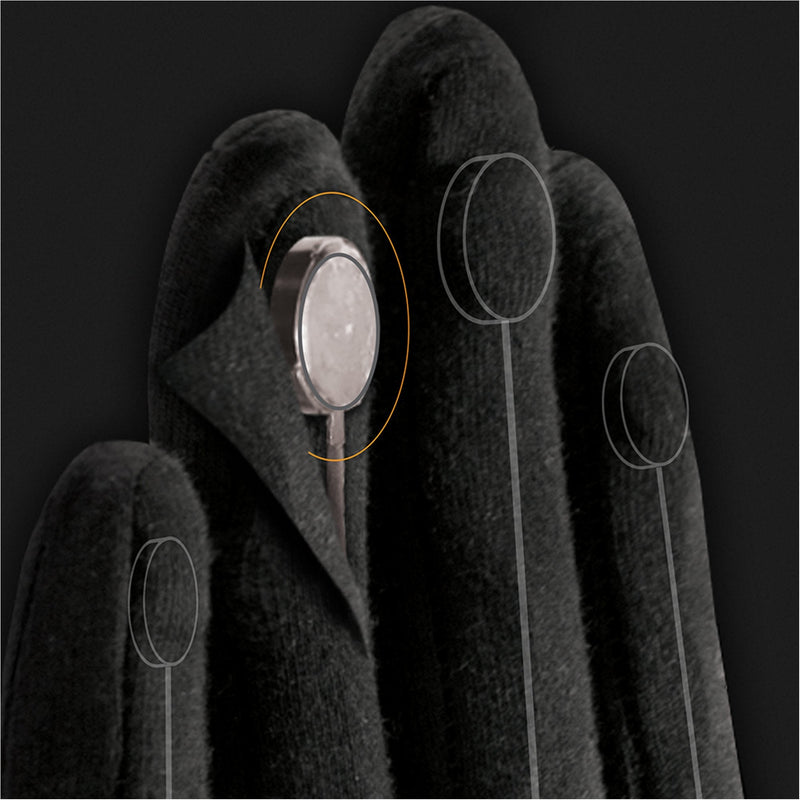 Intellinetix Arthritis Vibrating Gloves, Medium, Black 1/PAIR -07231