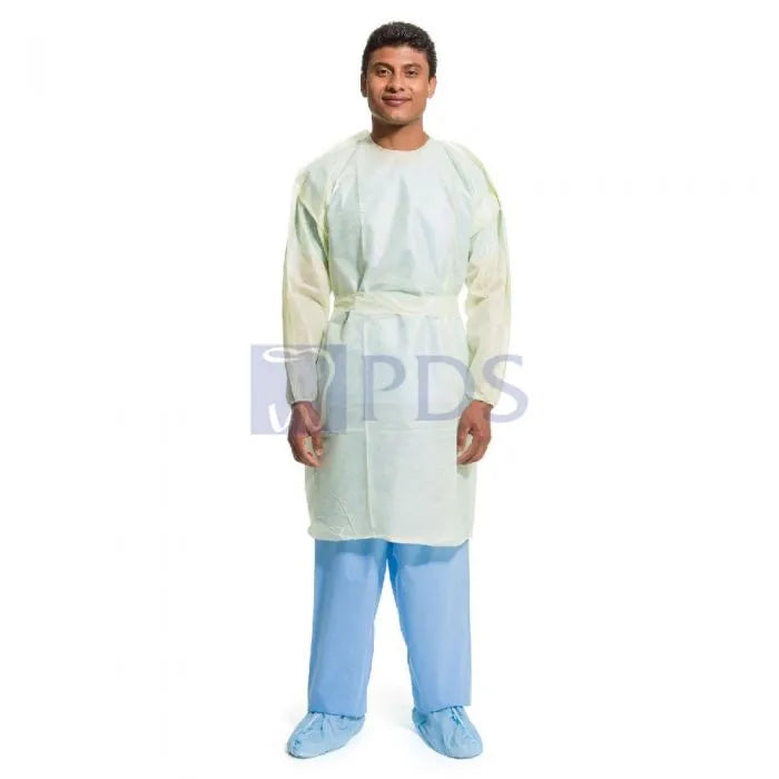 Halyard Spuncare Cover Gown Gown Cover Aami Yel Xlelastic Cuffs 10/Bg 10Bg/Cs -13961