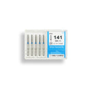 Cylindrical, Hemispherical End 1.2 mm Dia. Medium Grit Diamond Bur 5 per pack. 137.12M1