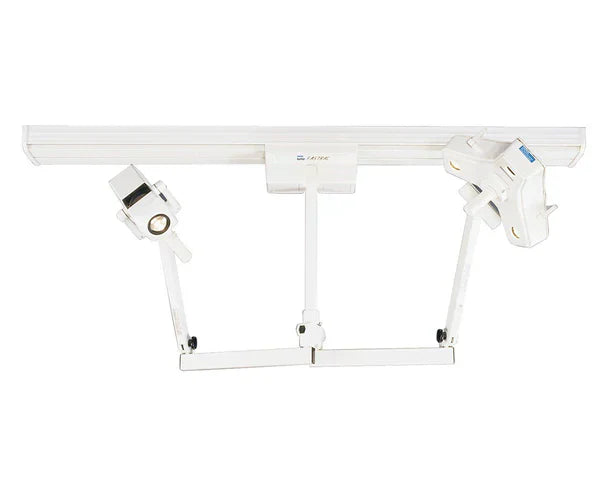 Burton Medical Outpatient Ii Minor Surgical Light Double Light , Fastrac & Double Trolley -OP216DT
