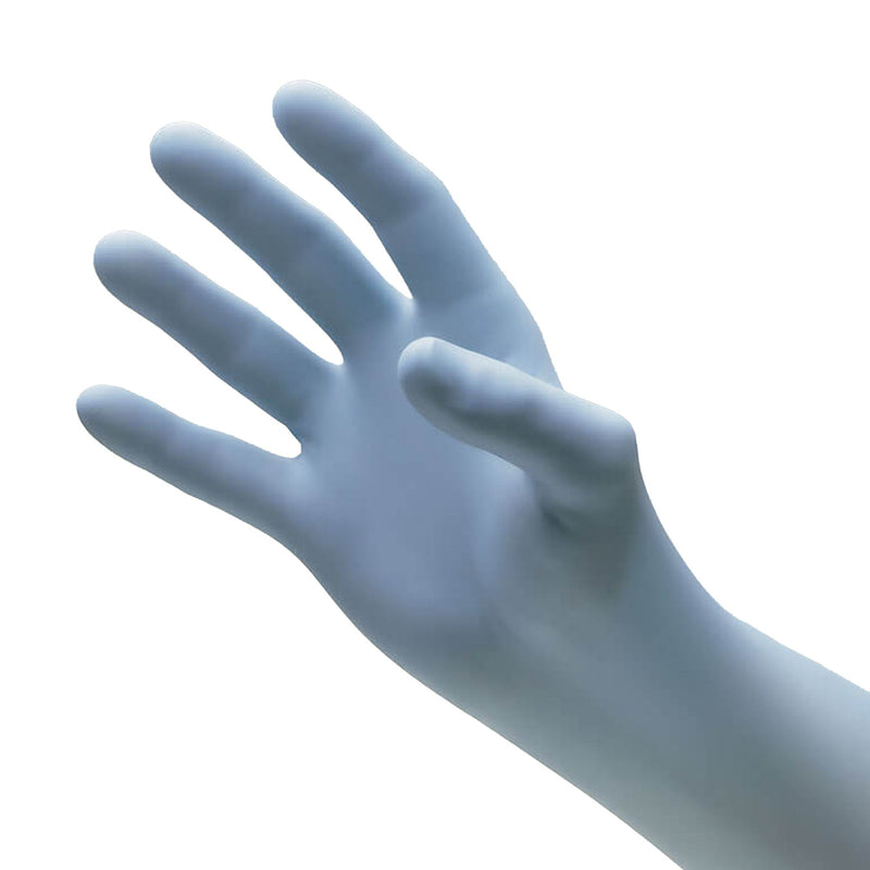 NitriDerm® Ultra Blue Nitrile Exam Glove, Medium, Light Blue