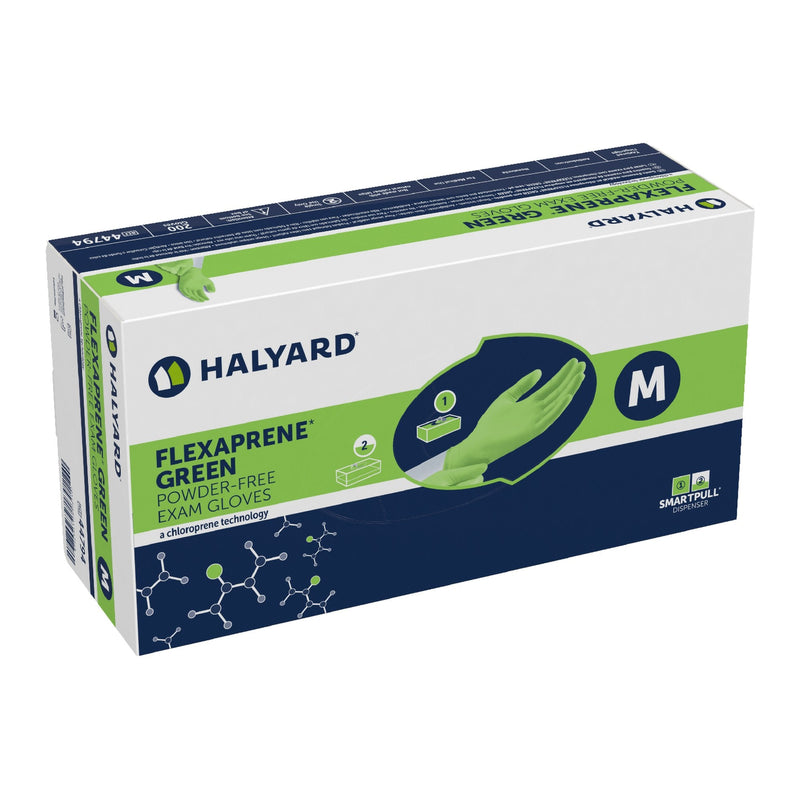 Flexaprene Green Exam Glove, Medium, Sold As 200/Box O&M 44794