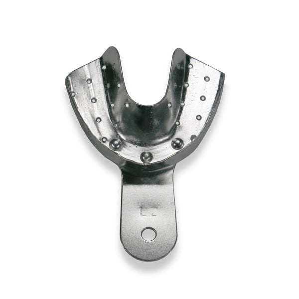 Dental Impression Tray Aluminum, Medium, Lower ORAL32 -ALUM-ML - Osung USA