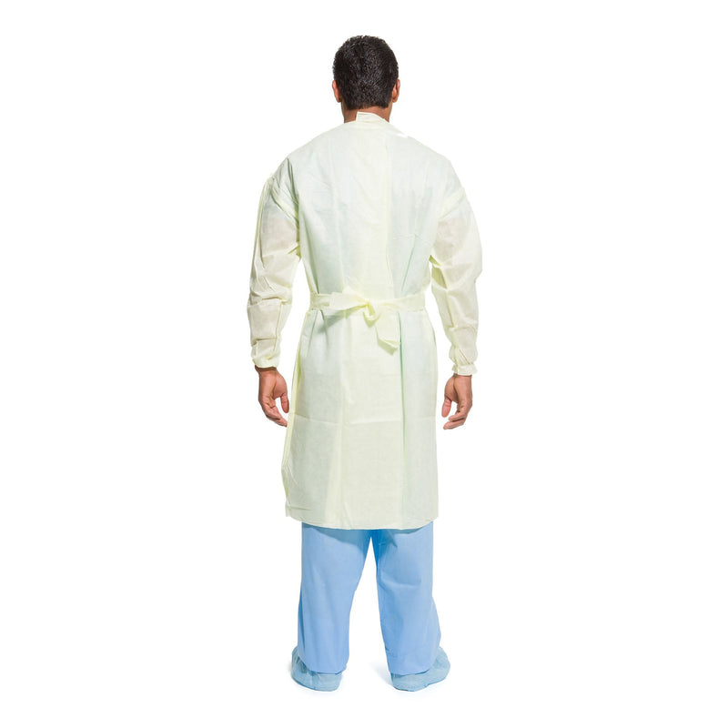Halyard Protective Procedure Gown, Large, Yellow 1/EACH -69979