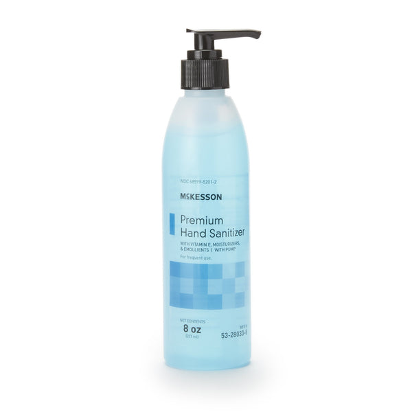 McKesson Premium Hand Sanitizer, 70% Ethyl Alcohol Gel, 8 oz. Pump Bottle, Summer Rain Scent 1/EACH -53-28033-8