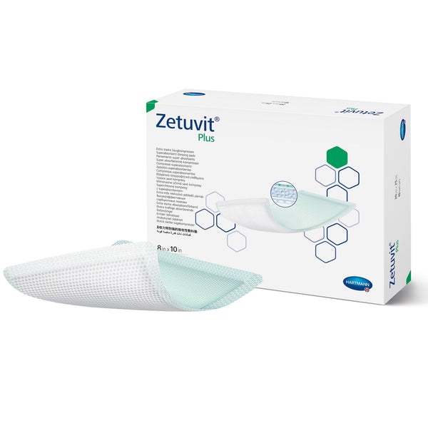 Zetuvit® Plus Sterile Superabsorbent Dressing, 8 x 10 Inch