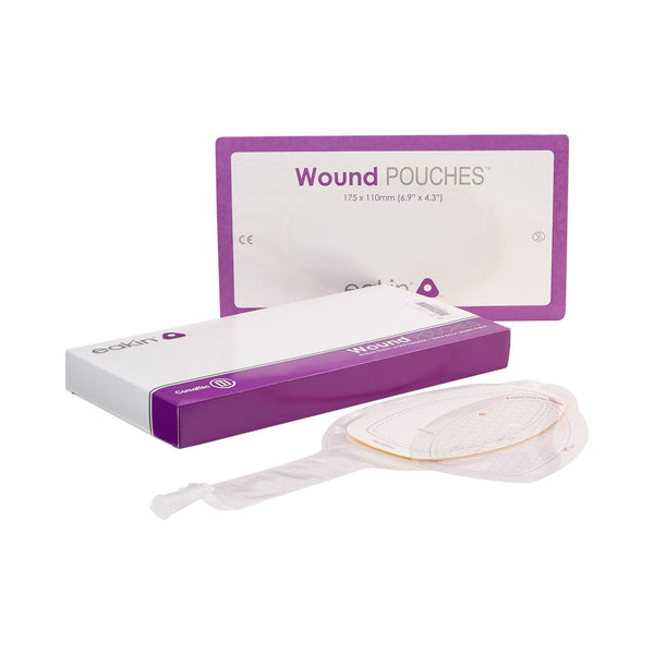Eakin Fistula and Wound Drainage Pouch, 4-3/10 x 6-9/10 Inch 10/BOX -839262
