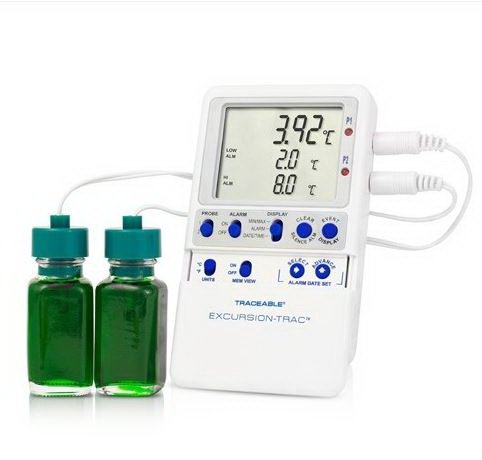 Thermometer, Data Logger Traceable 2Probe, Sold As 1/Each Cole-Parmer 94460-09