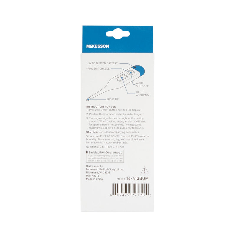 McKesson Digital Thermometer 1/EACH -16-413BGM