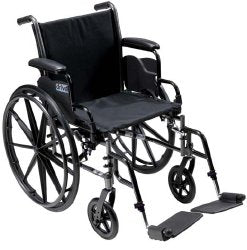 drive™ Cruiser III Lightweight Wheelchair, 20-Inch Seat Width 1/EACH -K320DFA-ELR