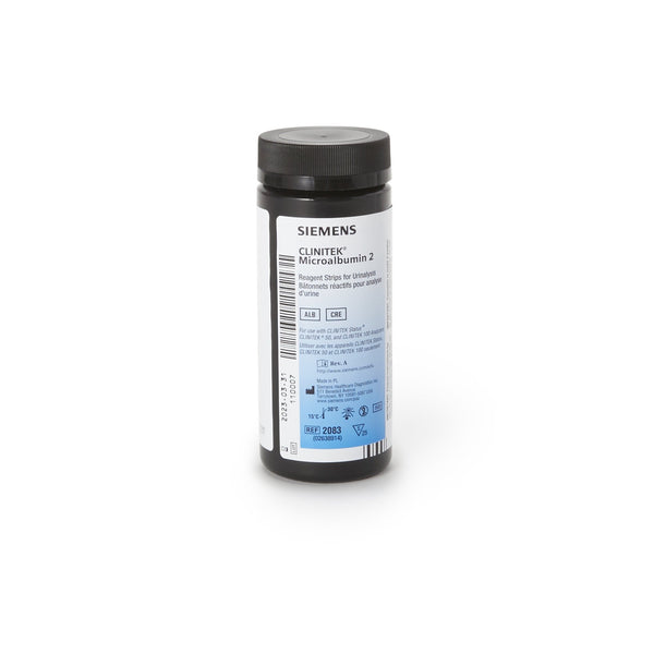 Clinitek Reagent Test Strip For Use With Small Clinitek Systems, Microalbumin Test, Sold As 300/Case Siemens 10317439