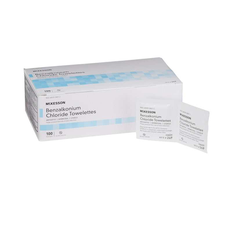 McKesson Sanitizing Skin Wipe 100/BOX -269