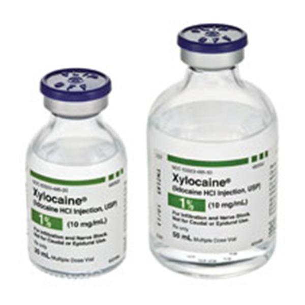 XYLOCAINE PLAIN MDV N-R 1%, 50ML/VL, SOLD AS VIAL INSOURCE, 10000061