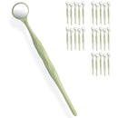 25 Pieces Dental Autoclavable Disposable Mouth Mirror Yellow -ORAL32 - Osung USA