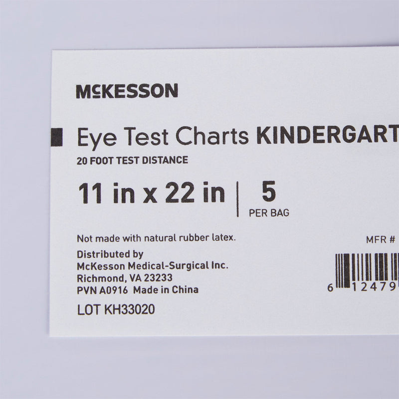 McKesson Eye Test Chart 5/BAG -63-3052