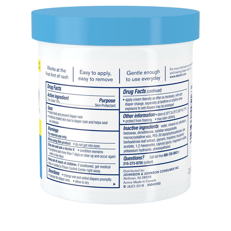Desitin Rapid Relief Scented Diaper Rash Treatment Cream, 16 oz. Jar 12/CASE -10074300495160