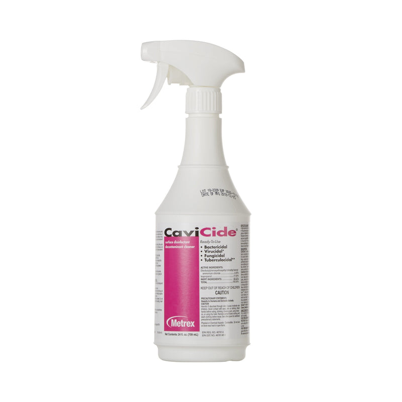 CaviCide Surface Disinfectant Cleaner, Alcohol Based, 24 oz Bottle 12/CASE -13-1024