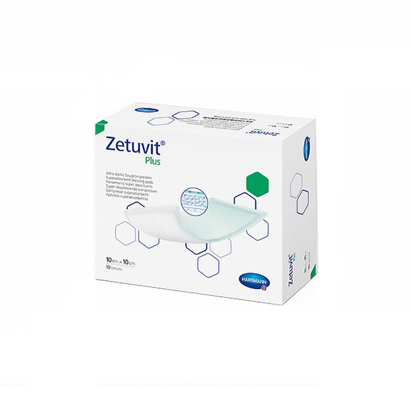 Zetuvit® Plus Sterile Superabsorbent Dressing, 4 x 4 Inch