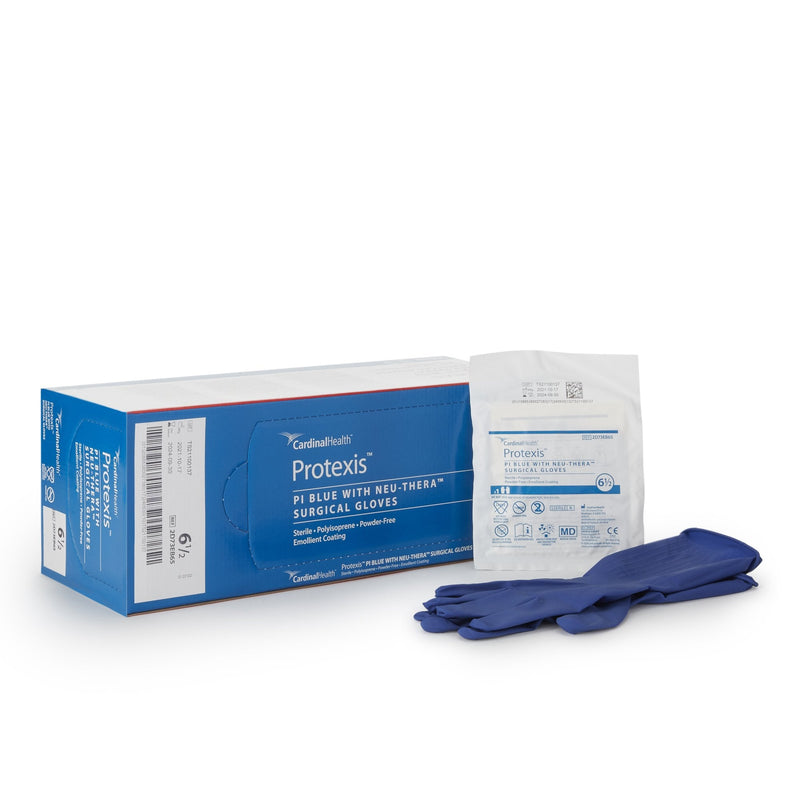 Protexis™ Blue with Neu-Thera Polyisoprene Surgical Glove, Size 6.5, Blue 50/BOX -2D73EB65