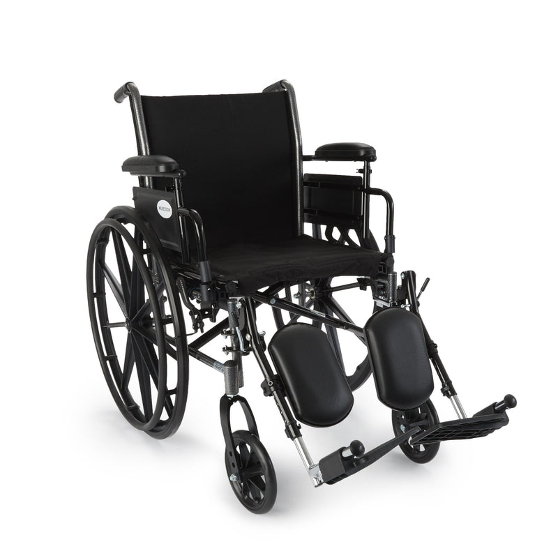 drive™ Cruiser III Manual Wheelchair, 18 Inch Seat Width 1/EACH -146-K318ADDA-ELR