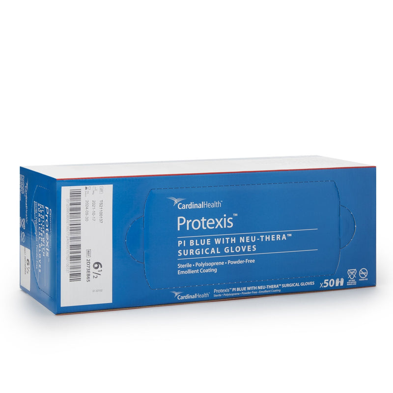 Protexis™ Blue with Neu-Thera Polyisoprene Surgical Glove, Size 6.5, Blue 50/BOX -2D73EB65
