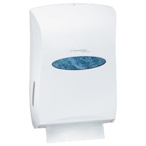 Kimberly-Clark Hand Towel Dispenser. Towel Dispenser W/Windowpearl Wht 1/Cs (Drop), Case