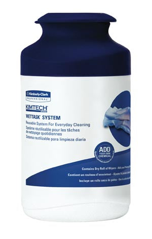Kimberly-Clark Wettask® Refillable Wiping System. Wettask System Sm Canisterinclude Dispnsr 35/Rl 12Rl/Cs, Case