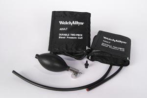 Welch Allyn Aneroid Accessories & Parts. Adult Inflation System W/2Tubebag, Each