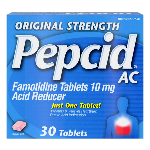 Pepcid® Ac Tablets Original Strength, Sold As 36/Case Johnson 70716837872305