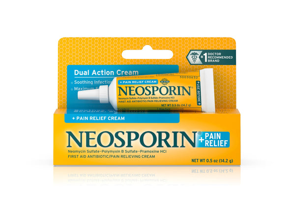 Neosporin® Bacitracin / Neomycin / Polymyxin B / Pramoxine First Aid Antibiotic Cream, 0.5 Oz. Tube, Sold As 72/Case Johnson 512382900