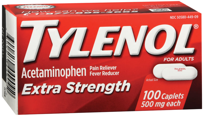 Tylenol® Extra Strength Caplets, Sold As 48/Case Johnson 30300450449093