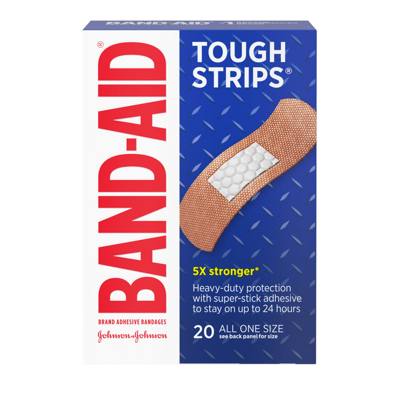Band-Aid® Tough Strips™ Adhesive Strip, 1 X 3-1/4 Inch, Sold As 400/Case Johnson 00381371171316